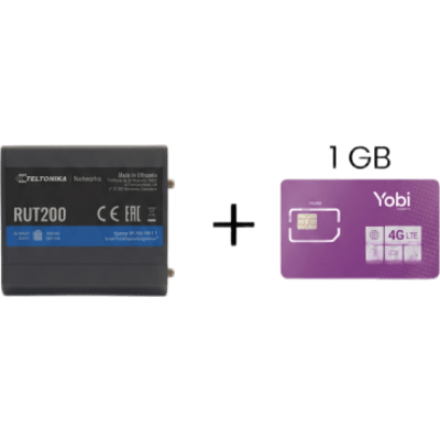 Router Celular Industrial / 4G LTE Cat 4 150 Mbps / Wi-Fi 2.4 GHz / 2 Puertos Ethernet / Operación -40°C a 75°C / Gestión RMS