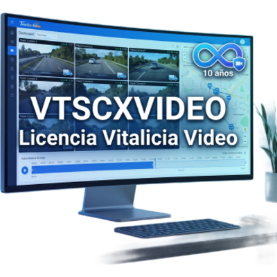 Licencia Plataforma GPS y Video en la Nube / Monitoreo de Flotas / Video en Vivo 9 Canales / Rastreo en Tiempo Real / 30 Idiomas / Apps iOS y Android