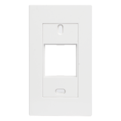 Marco para caja americana / Montaje vertical y horizontal / IP20 / Termoestable con bastidor metálico / Blanco