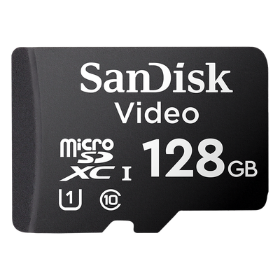 Memoria microSD / 128 GB / Alta Resistencia / Videovigilancia / Clase 10 / 80 MB/s / -25°C a 85°C