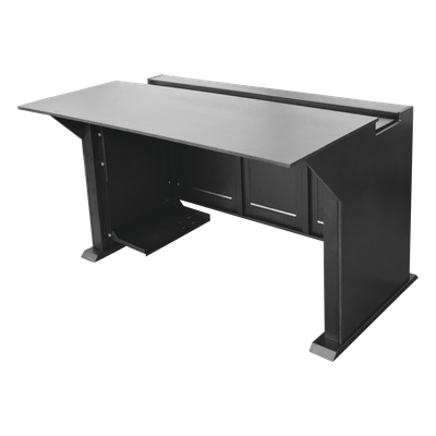 Estación de Monitoreo y Control / 8 Salidas de Corriente / Metal y Madera / 1310 x 764 x 801 mm (51.6 x 30.1 x 31.5 in)