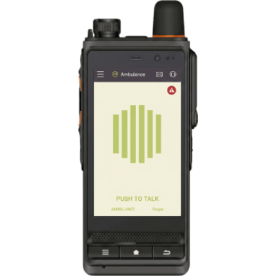 Radio PoC LTE / Android 14 / Cámara 13 MP / IP68 y MIL-810G / Batería 5000 mAh / Wi-Fi 5 / Audio con Cancelación de Ruido