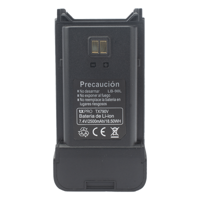 Batería Li-Ion / 2500 mAh / Conector USB-C / Para Radio Portátil / Diseño Compacto