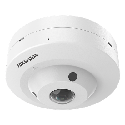 Cámara Fisheye TurboHD / 3K 5 Megapixel / 180° FOV / Lente 1.8 mm / Dual Light 10 m (32.8 ft) / Audio Coaxitron / IP67 / IK08