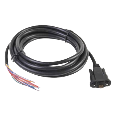 Arnés de alimentación / 2m (6.5 ft) / 9-48 VDC / Cable blindado / Conector rápido / Resistente a temperatura y humedad