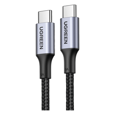 Cable USB-C a USB-C / Carga Rápida 100W / Transferencia 480 Mbps / PD3.0 / QC4.0 / Nylon Trenzado / 2 m (6.6 ft)