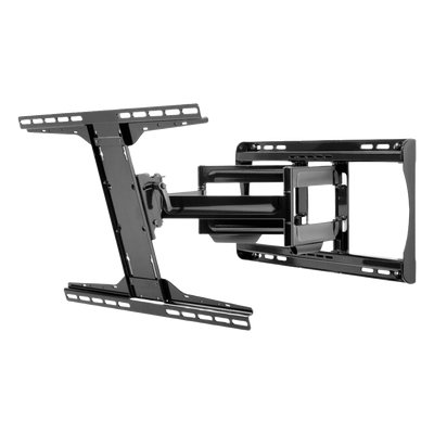 Soporte de Pared Articulado / Pantallas 39" a 90" / Extensión 542 mm / Capacidad 68 kg / VESA 200x100 a 600x400 mm / Inclinación +15°/-5° / Pivote ±90°