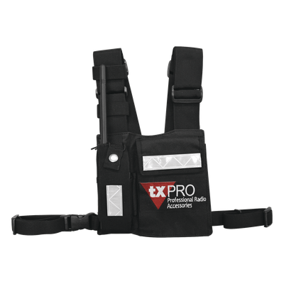 Pechera Táctica / Soporte Universal para Radio / Cinta Adherente de Seguridad / Sujeción para Bolígrafo / Uso en Exteriores
