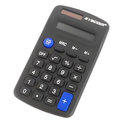 Calculadora Científica / 10 Dígitos LCD / Diseño Compacto / Pilas AAA