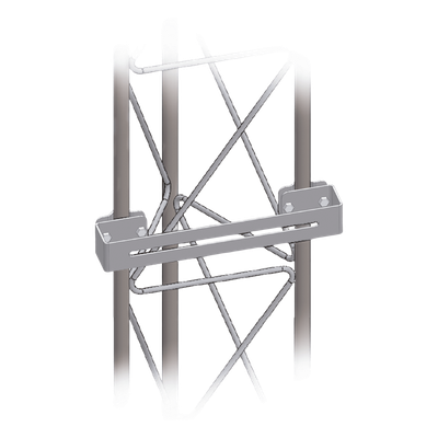 Herraje Multipropósito para Torre / Acero Galvanizado en Caliente / Compatible STZ30G / Soporte PTZ o Bullet / Incluye Abrazaderas