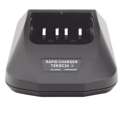 Cargador de Escritorio / Carga Rápida / Compatible con Radios Kenwood TK Series / LED de Estado / Carga con o sin Radio