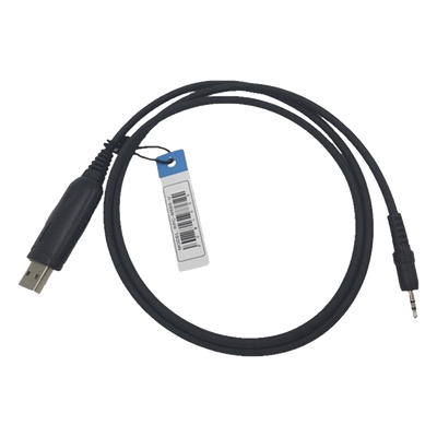 Cable de Programación USB / Conector USB-A a 2.5mm Unipin / Compatible con Windows 98 a 11 / Más de 50 Modelos Motorola / Material PU Negro