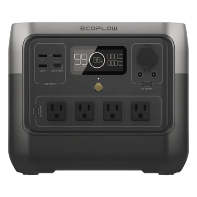 Estación de Energía Portátil / 768 Wh / 4 AC 800 W (Max. 1600 W) / USB-C 100 W / Carga Completa 1 Hora / Wi-Fi y Bluetooth / Carga Solar 220 W