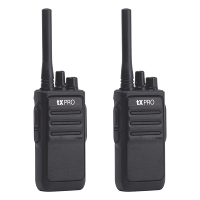 Radio Portátil Analógico UHF / 2W / 16 Canales / 400-470 MHz / VOX Manos Libres / Batería 6-8 hrs / Uso Inmediato