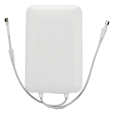 Antena Sectorial / Doble Banda 2.4/5 GHz / Ganancia 15 dBi / Ángulo Horizontal 90° / Conectores RPSMA / Resistente a Viento 60 m/s