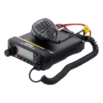 Radio Móvil DMR Doble Banda / VHF 136-174 MHz / UHF 400-480 MHz / 45W VHF / 35W UHF / 1000 Canales / Cifrado Digital / MIL-STD-810 / DTMF