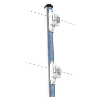 Aislador de Paso para Cerco Eléctrico / Aislamiento 18 kV / Resistencia Mecánica 10.2 kg / Protección UV / Polipropileno y Policarbonato