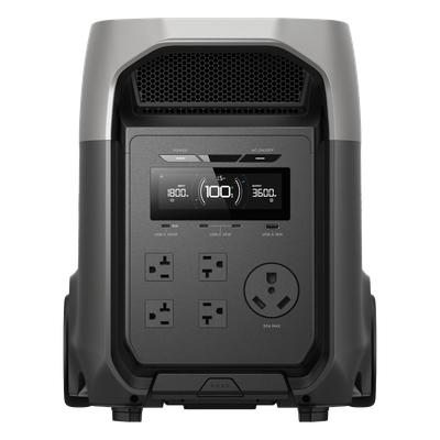 Estación de Energía Portátil / 3072 Wh / Salida 3600 W (Surge 7200 W) / Batería LiFePO4 / Carga 0-80% en 89 min / UPS 10 ms / ≤25 dB