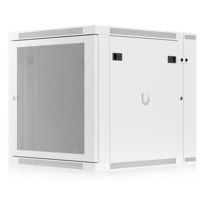 Gabinete Rack 12U / Montaje en Pared / Puerta Trasera Abatible / Ventilación Activa / Paneles con Cerradura / 600 x 700 x 639 mm (23.6 x 27.6 x 25.2