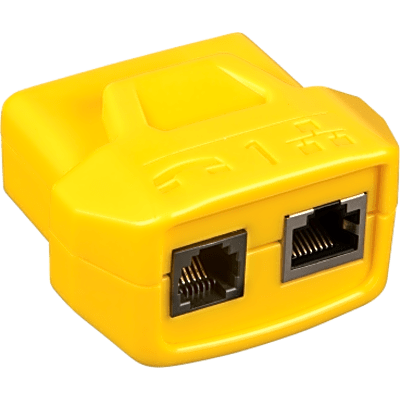 Transmisor Remoto de Repuesto / Identificación Numerada / Prueba Coaxial, Voz, Datos y Video / Conectores F, RJ11, RJ12 y RJ45 / 2" x 1.25" (5.1 x 3.2 cm)