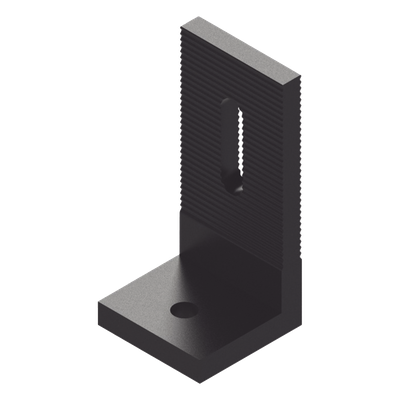 Soporte L para Panel Solar / Montaje en Concreto / Compatible con Tornillo Expansor EPL-ES-8/70 / Estructuras Personalizadas