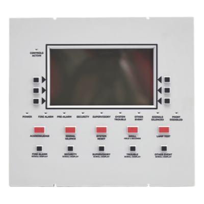 Anunciador Remoto LCD / 640 Caracteres / Retroiluminación Controlada / Teclado de Goma / Puerto RDP hasta 1219 m (4000 ft)