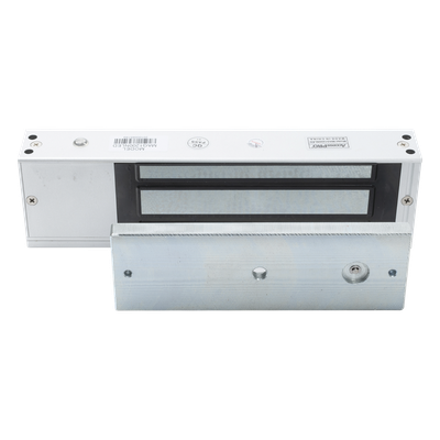 Chapa Magnética Electromagnética / 1200 lbs (544.3 kg) / Doble Voltaje 12/24 VCC / Sensor de Placa / LED Indicador / Interior