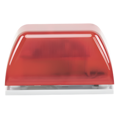 Minicontrolador Audiovisual / Alertas Visuales y Audibles / 32 Sonidos / 8 Patrones LED / Color Rojo