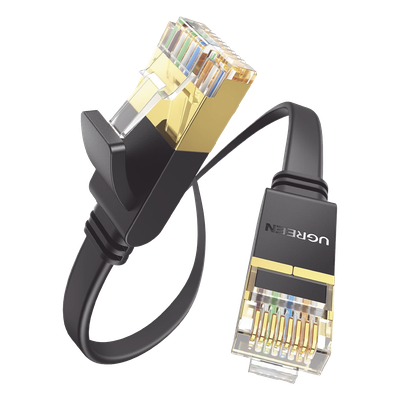 Cable Ethernet Plano Cat7 U/FTP / 10 Gigabit / 600 MHz / 1 Metro (3.28 Pies)