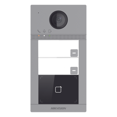 Videoportero IP / 2 Megapixel / PoE / IP65 + IK08 / 2 Departamentos / 2 Puertas / 6 Monitores / 129° / IR 3m (9.84 ft)