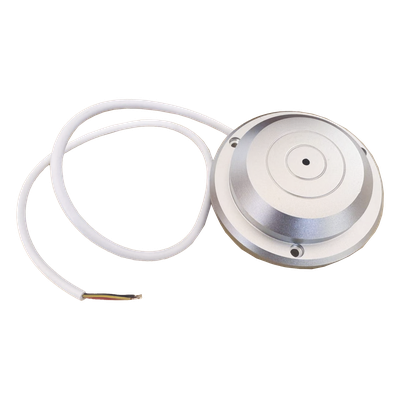 Micrófono Omnidireccional / Cobertura 10-100 m² / Sensibilidad -38 dB / SNR 70 dB / 12V DC / Ø 95 mm