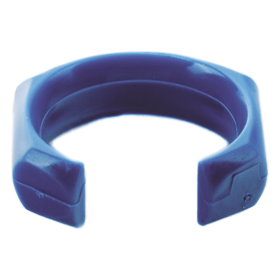 Clip de Identificación para Patch Cord / Polycarbonato / Azul / 25 Piezas