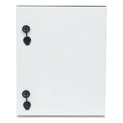 Gabinete de Poliéster IP65 / 400 x 500 x 200 mm / Carga 30 kg / Placa Trasera Incluida / Cerradura con Llave