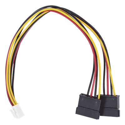 Cable de Alimentación SATA / 25 cm / 0.82 pies / Compatible con DVR Hikvision y EPCOM