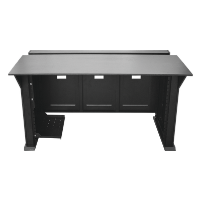 Estación de Monitoreo y Control / 8 Salidas de Corriente / Metal y Madera / 1310 x 764 x 801 mm (51.6 x 30.1 x 31.5 in)