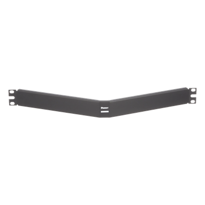 Tapa Ciega para Rack / 19' / 1UR / Acero 16 Gage / Angulada / 482.6 x 43.7 mm