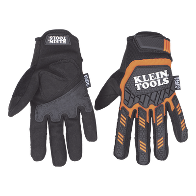 Guantes de Trabajo de Alta Resistencia / Talla Grande / Tejido Táctil en Dedos / Palma de Gamuza / Acolchado D3O / Spandex en Dorso / Lavables a Máquina