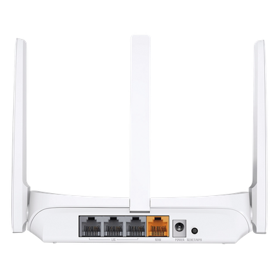 Router Inalámbrico N / Wi-Fi 2.4 GHz 300 Mbps / 4 Modos de Operación / 3 Antenas 5 dBi / 1 WAN + 3 LAN 10/100 Mbps / IPv6 e IPTV