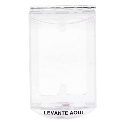 Protector de Policarbonato / Resorte Torsión Acero Inoxidable / 90 x 151 x 33 mm / -40 a 121°C / Anti-Vandalismo