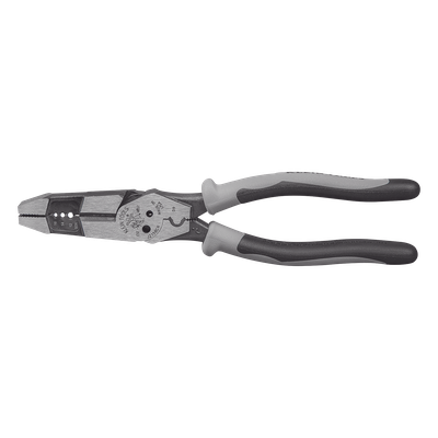 Pinza Híbrida / 3 en 1 Cortar-Pelar-Ponchar / 8" (20.3 cm) / Cable Sólido 10-14 AWG / Cable Trenzado 12-16 AWG / Pernos 6-32 y 8-32