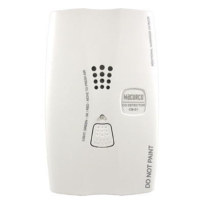 Detector de Monóxido de Carbono / Sensor 10 Años / Sirena 85 dB a 3 m (10 ft) / Doble Relevador SPST / 9-32 VDC