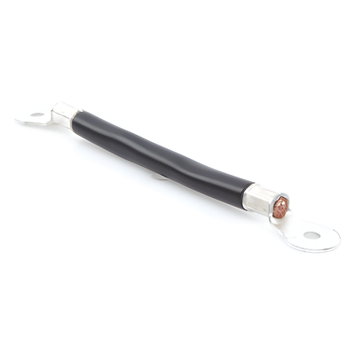 Cable de Batería / Calibre 2 AWG / 0.2 m (0.66 ft) / Terminales de Ojo Doble / Serie o Paralelo / Negro