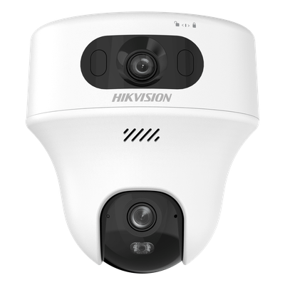 Cámara Turret IP / 6 Megapixel / Doble Lente 2.8 mm y 4 mm / Dual Light 10 m (32.8 ft) / Wi-Fi 6 / Audio Bidireccional / Interior
