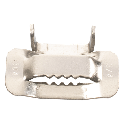 Hebilla de Acero Inoxidable / 3/4" / 100 Piezas / Compatible ADSS / Mini-ADSS / Figura 8