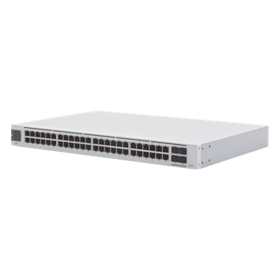 Switch Capa 3 / 48 Puertos Gigabit RJ-45 / 4 Puertos SFP+ 10G / 17.42 x 11.24 x 1.72' / Pantalla Informativa