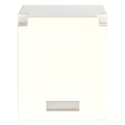 Módulo de Tapa Ciega / Mini-Com / Blanco Mate / 1 Espacio / Compatible RoHS