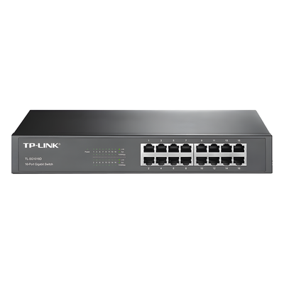 Switch Gigabit no administrable / 16 puertos 10/100/1000 Mbps / 35.7 Mpps / Escritorio o rack