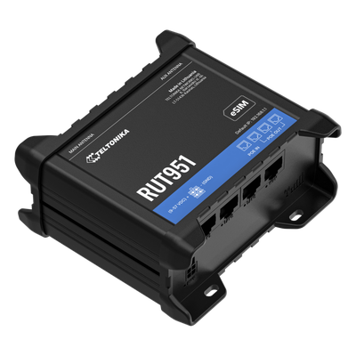 Router Industrial 4G LTE / Cat 4 150 Mbps / Dual SIM + eSIM / PoE In/Out 802.3af / 4 Puertos Ethernet 10/100 Mbps / VPNs Avanzadas / Gestión RMS