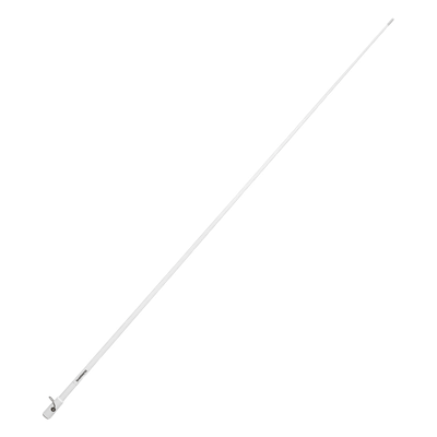 Antena Marina VHF / Fibra de Vidrio / 6 dB / 50 W / 2.4 m (7.9 ft) / RG-58 4.5 m (15 ft) / Nylon