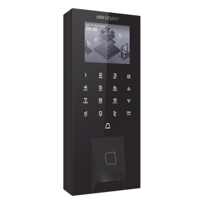 Terminal de Control de Acceso Biométrico / Huella + Tarjeta M1 + PIN + Bluetooth / 5,000 Huellas / 150,000 Eventos / Pantalla LCD Táctil 2.4 / IP65 / PoE / Wi-Fi / Bluetooth